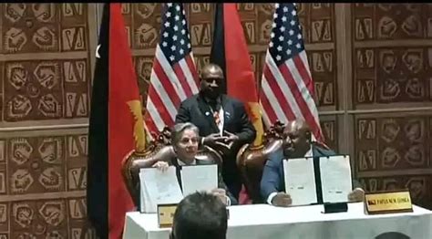 Us And Papua New Guinea Sign Defence Cooperation Agreements Papua New