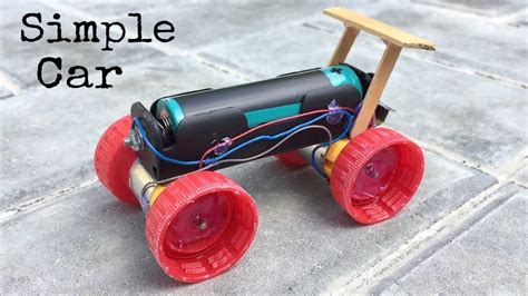 How To Make A Mini Electric Powered Car Very Simple To Build Amazing Diy Toys Car Diy