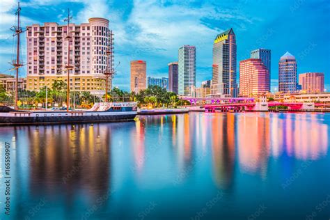 Tampa Florida Skyline Stock Photo Adobe Stock