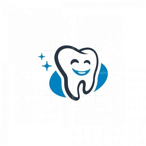 Happy Tooth Logo Teeth Logo Logo Cartoon Logo