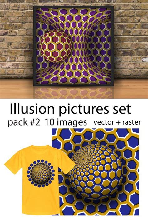 Optical Illusion Pictures Pack 2 1086551 Illustrations Design