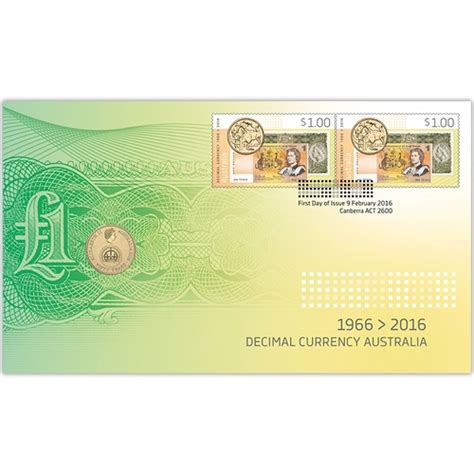 2016 Decimal Currency Australia 1966 2016 2 Pnc Comm Coinage