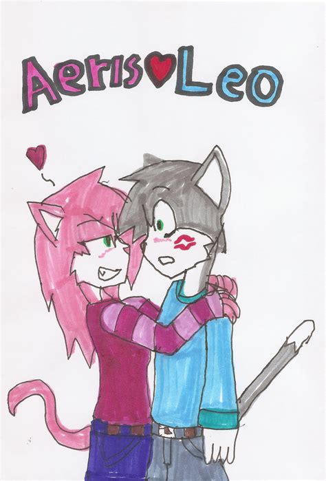 Aeris X Leo By Hellish Werewolf On Deviantart