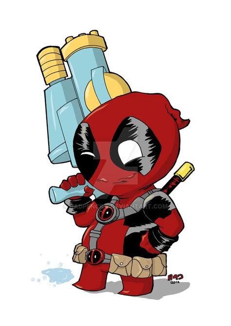 Pin By Célia Mantovani On Héros Skottie Young Deadpool Baby Deadpool