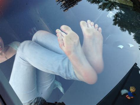 girl s feet on windshield by inssaniity on deviantart
