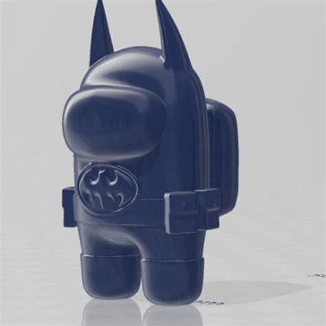 Download Free Stl File Among Us Batman • Template To 3d Print ・ Cults