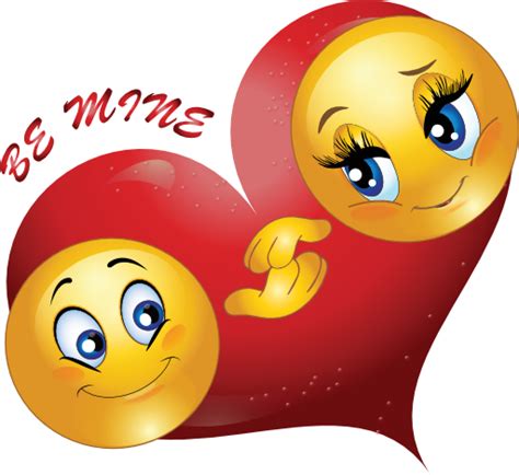 Be Mine Smileys Love Smiley Emoji Valentines Smiley
