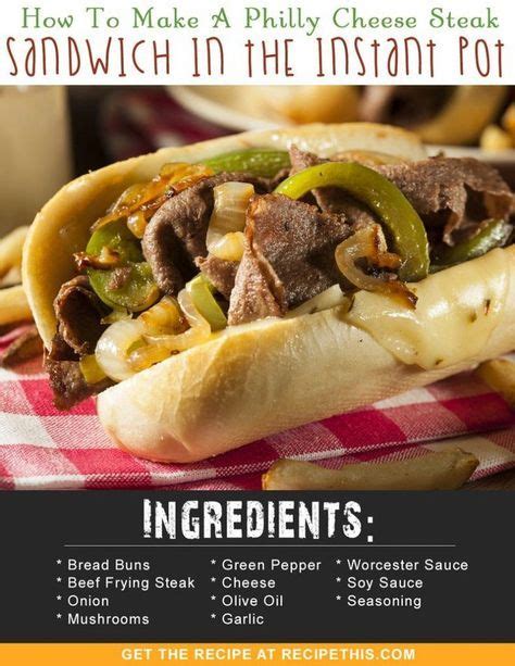 You'll need two of these packages to make this delicious slow cooker philly cheesesteak recipe. How To Make A Philly Cheese Steak Sandwich In The Instant ...