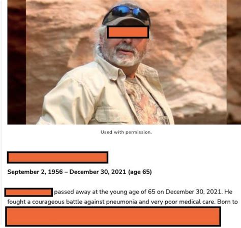 Wyoming Man Refused To Be Masked Muzzled Vaxxed Or Afraid He Passed On December 30th After 6
