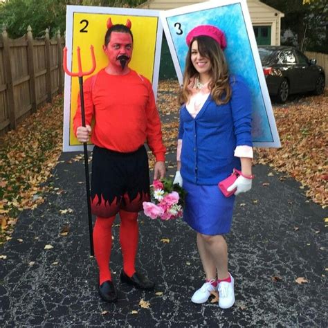 Maybe you would like to learn more about one of these? Loteria costumes! El Diablito and La Dama | Halloween party costumes, Halloween party themes ...
