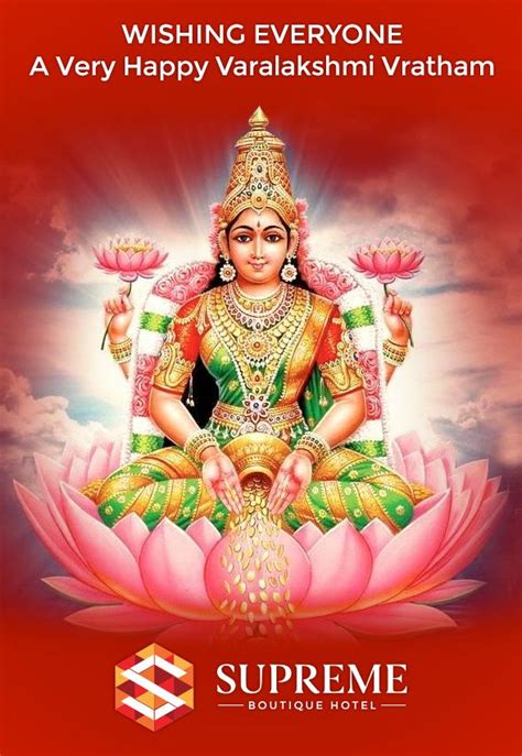 Wishing Everyone A Very Happy Varalakshmi Vratham Goddess Lakshmi