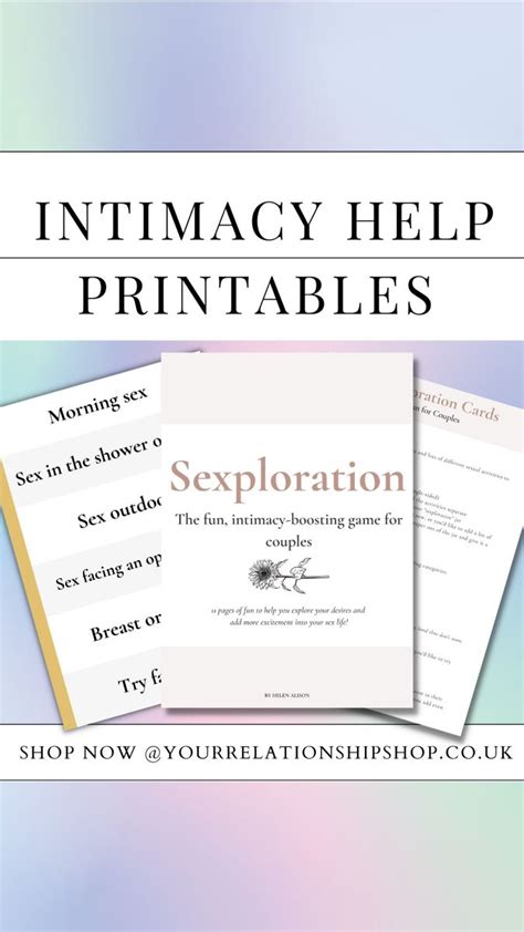 Intimacy Cards Couples Card Game Printable Sex Game Etsy Uk