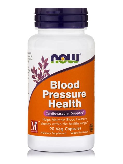 Blood Pressure Health Veg Capsules Now® Foods Greece Jmn Pharmaceutical