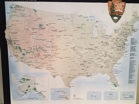 Inspirasi Istimewa National Parks Map In USA