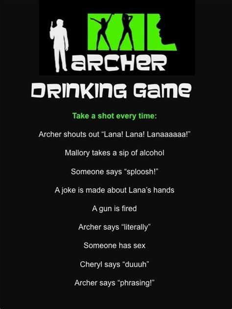 Archer Drinking Game Tv Drinking Games Know Your Meme