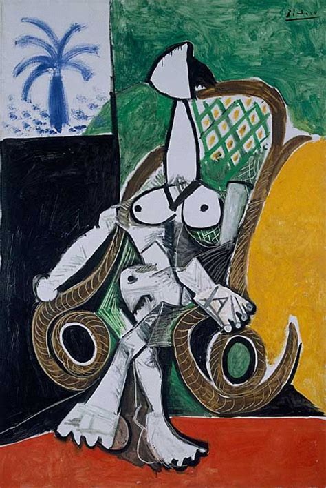 Nude In A Rocking Chair Pablo Picasso Art Picasso Art Pablo Picasso
