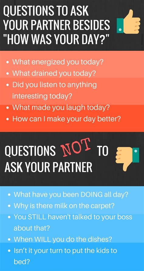 How to ask how are you in different ways. Questions to Ask Your Spouse Besides "How Was Your Day?" - I believe in a thing called love
