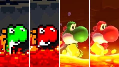 Evolution Of Mario Sacrificing Yoshi 1990 2020 Youtube