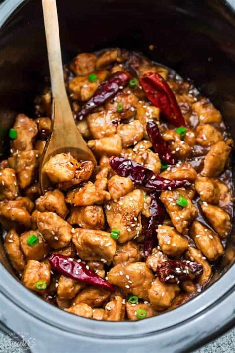 Crock pot baked chicken breast with. General tso crock pot chicken recipe, delightfulart.org