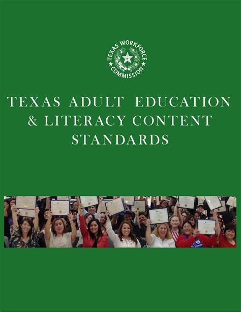 Adult Education Content Standards The Literacy Coalition Of Central Texas