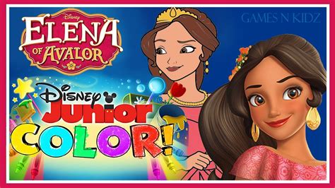 Elena Of Avalor Disney Junior Color Disney Junior App For Kids