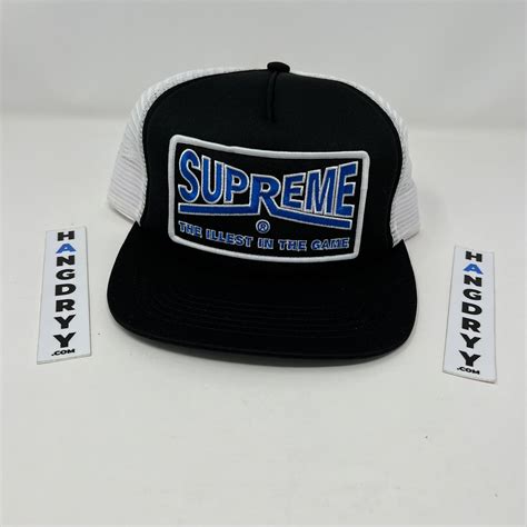 Supreme Supreme Illest Mesh Back 5 Panel Black Grailed