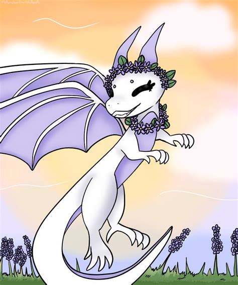 Lavender Dragon Adopt Me Fan Art By Myrandomsketchbook On Deviantart