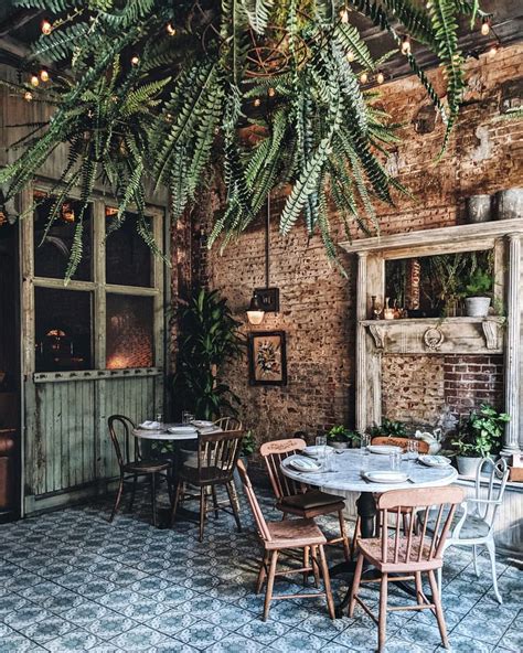 Beautiful Rustic And Industrial Style Restaurant In Philadelphia