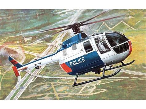 Bo 105 Police Helicopter My First Model Kit