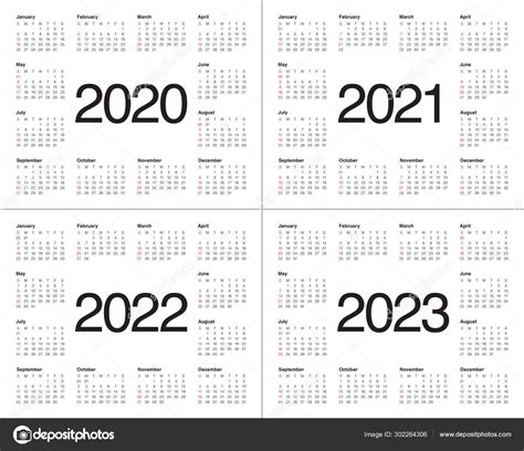 Calendar 2021 2022 2023 2024