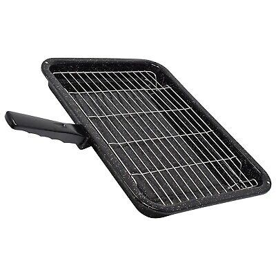 Hisense Oven Cooker Enamel Grill Pan Rack Tivet And Handle Ebay