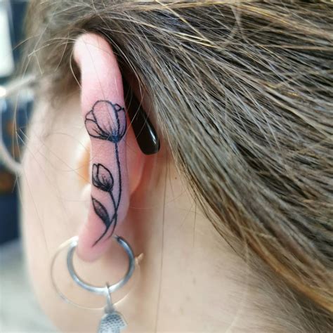 Looking Fora Way To Permanent Adorn Your Ears Here Are 20 Ear Tattoo