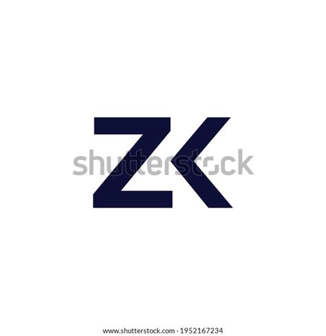 zk kz z k abstract letter stock vector royalty free 1952167234 shutterstock