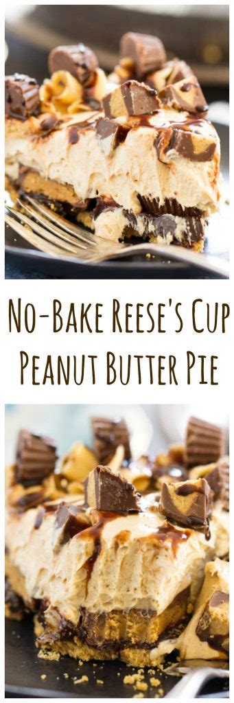 This is frozen no bake peanut butter pie recipe. REESE'S CUP NO BAKE PEANUT BUTTER PIE RECIPE