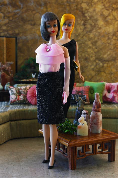 Dinner Guests Color Saturated Vintage Barbie Dolls Circa Flickr