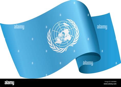 United Nations Organization Flag Stock Vector Images Alamy