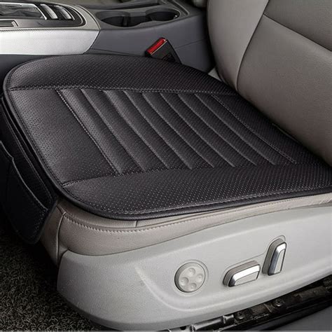 Car Front Seat Cushion Breathable Pu Leather Bamboo Charcoal Car