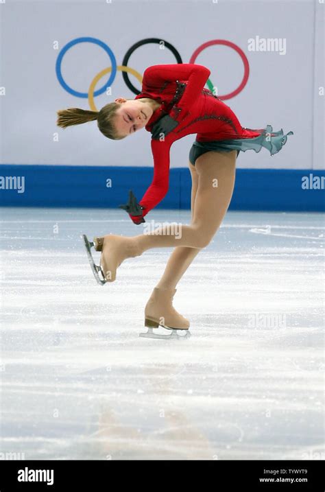 15 Year Old Yulia Lipnitskaya Of Russia Performs During The Figure