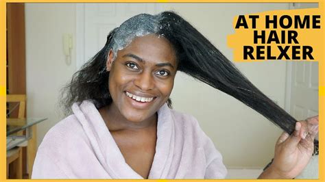 How I Relax My Hair At Home Ors Healthy Relaxed Hair Tips Youtube