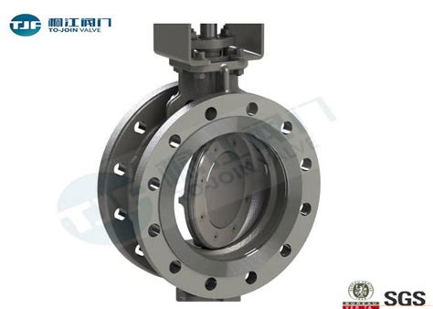 Double Flanged Double Offset Butterfly Valve For Chemical Hvac Industry