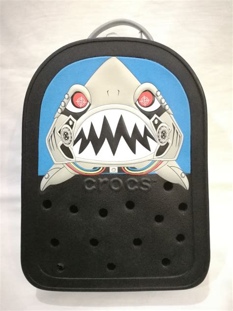 Crocs Light Up Robo Shark Backpack Bag For Kids Babies And Kids Going