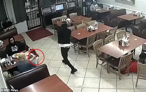 Moment Customer Shoots And Kills Robber Who Held Up Houston Restaurant