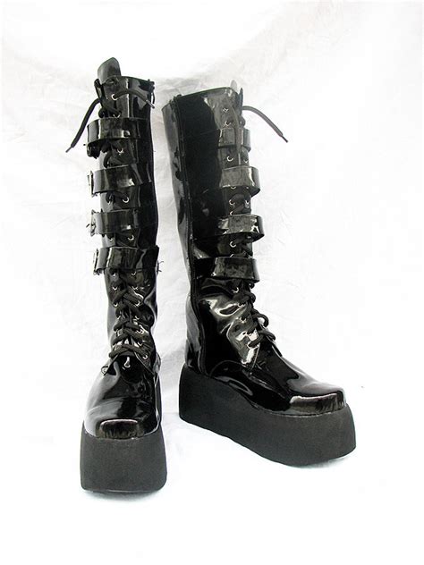 Black Cosplay Boots 18 Shoes 436 7000 Otaku Sky Anime