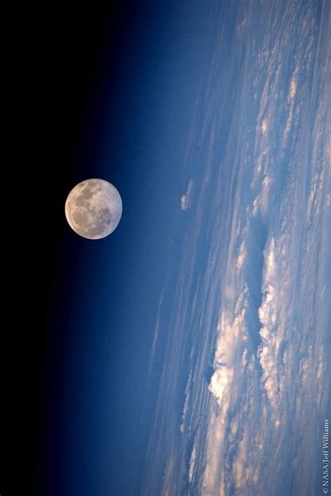 Full Moon From The International Space Station Credit Nasa Jeff