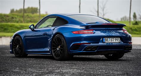 Porsche 991 Turbo S Blue Arrow Von Edo Competition