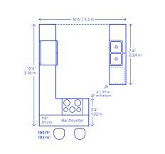 Kitchen Layouts Dimensions Drawings Dimensions Com Kitchen Layout