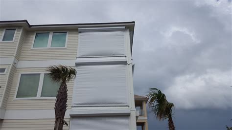 Roll Down Hurricane Screens Protection You Can See Through Roller