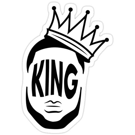 King 2 Stickers By Ll1designs Redbubble