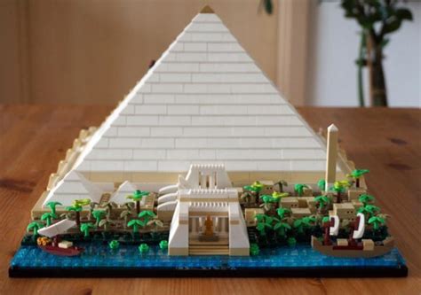 Build A Complete Lego Great Pyramid Of Giza With One Set