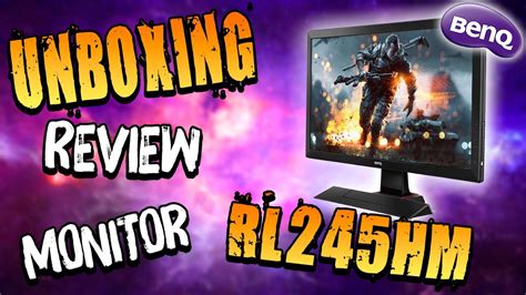 Monitor Gamer Benq Rl2455hm Unboxing Review Youtube